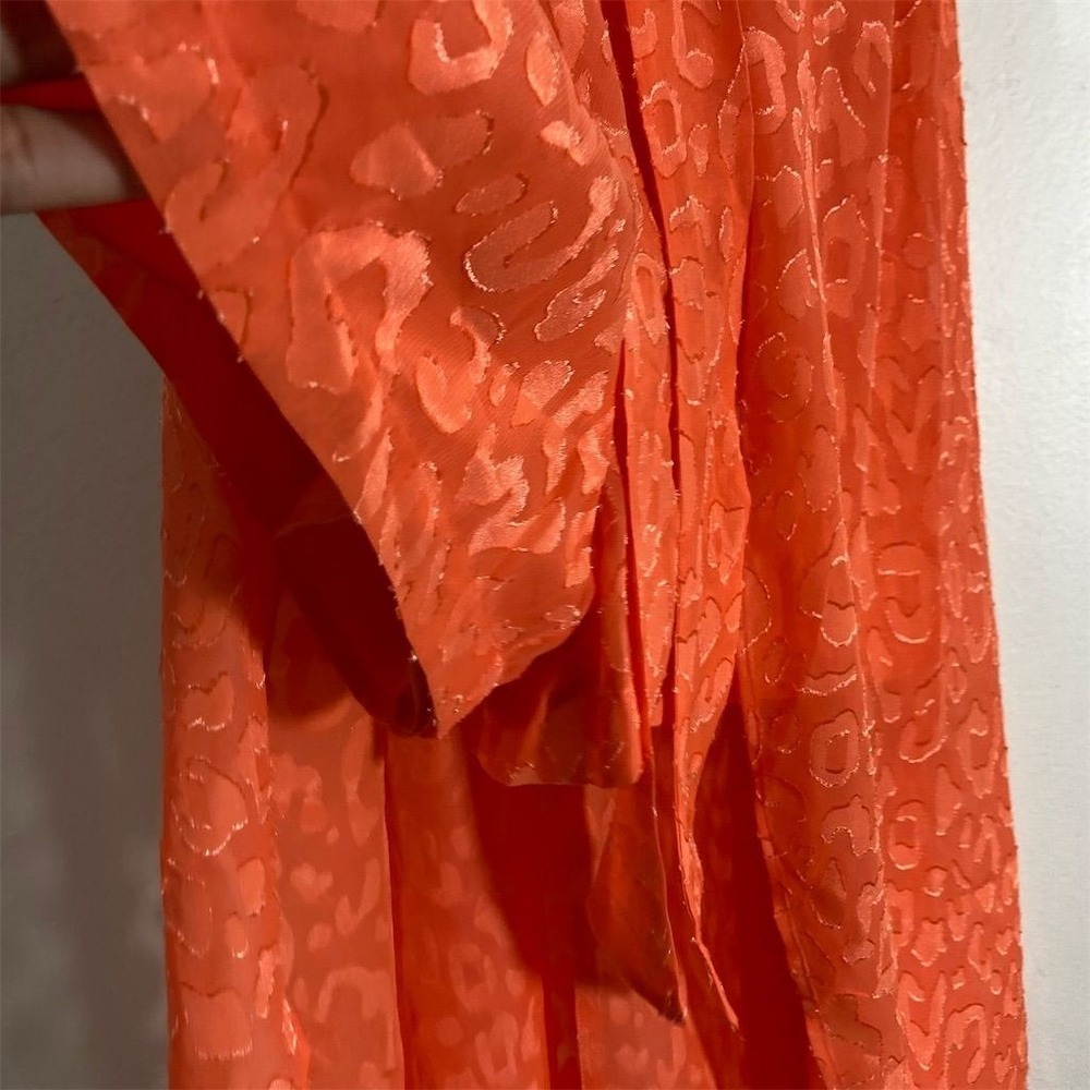 Guess Women's Sleeveless Wrap Romper Orange Size 2 Summer Casual - Picture 13 of 16